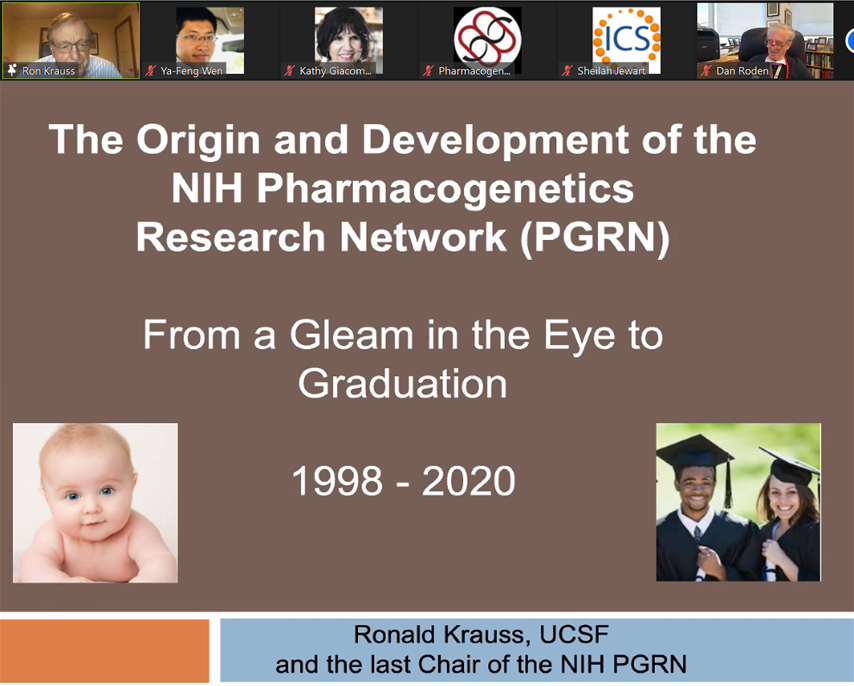 Attending the First Annual Meeting #PGRN2020
Learning the history behind PGRN!

(Thanks to Zoom, I am super excited to be able to "sit" next to the leaders of the field, which probably won't happen anytime soon in an in-personal meeting!)