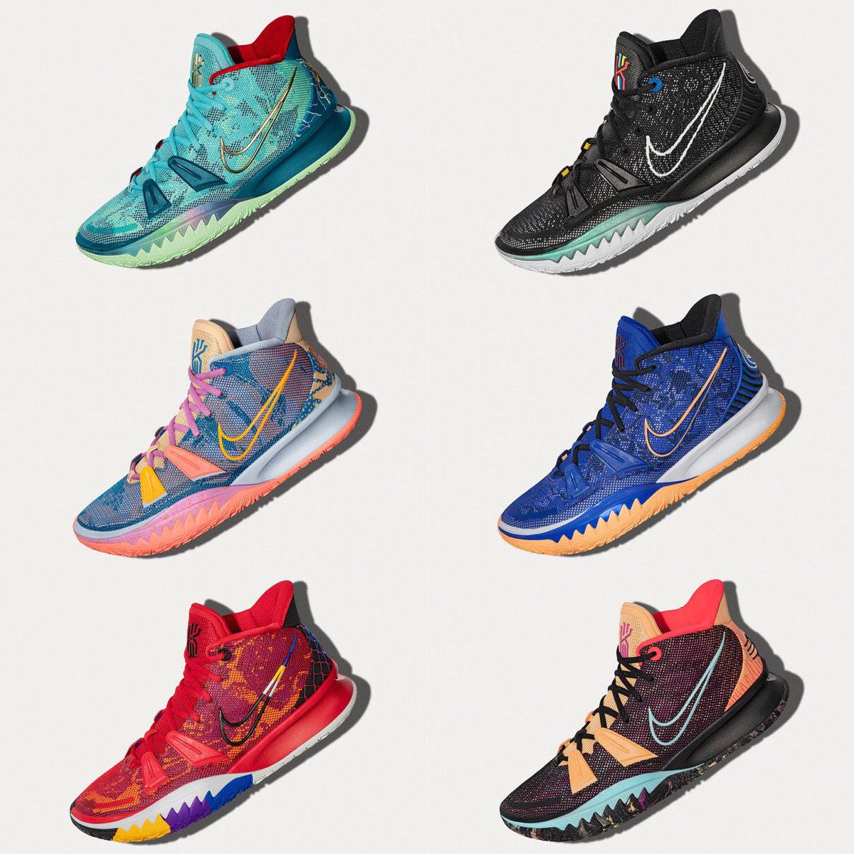 Nike】カイリー・アービングの新型シグネチャーモデル〈Kyrie 7〉各