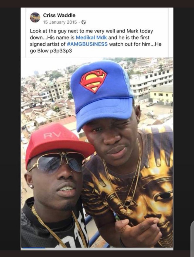 BossDaaga's tweet photo. This Prophecy was underrated...Bless up @CrissWaddle for believing in @AmgMedikal ....One love ❣️ https://t.co/aOfMitN99A