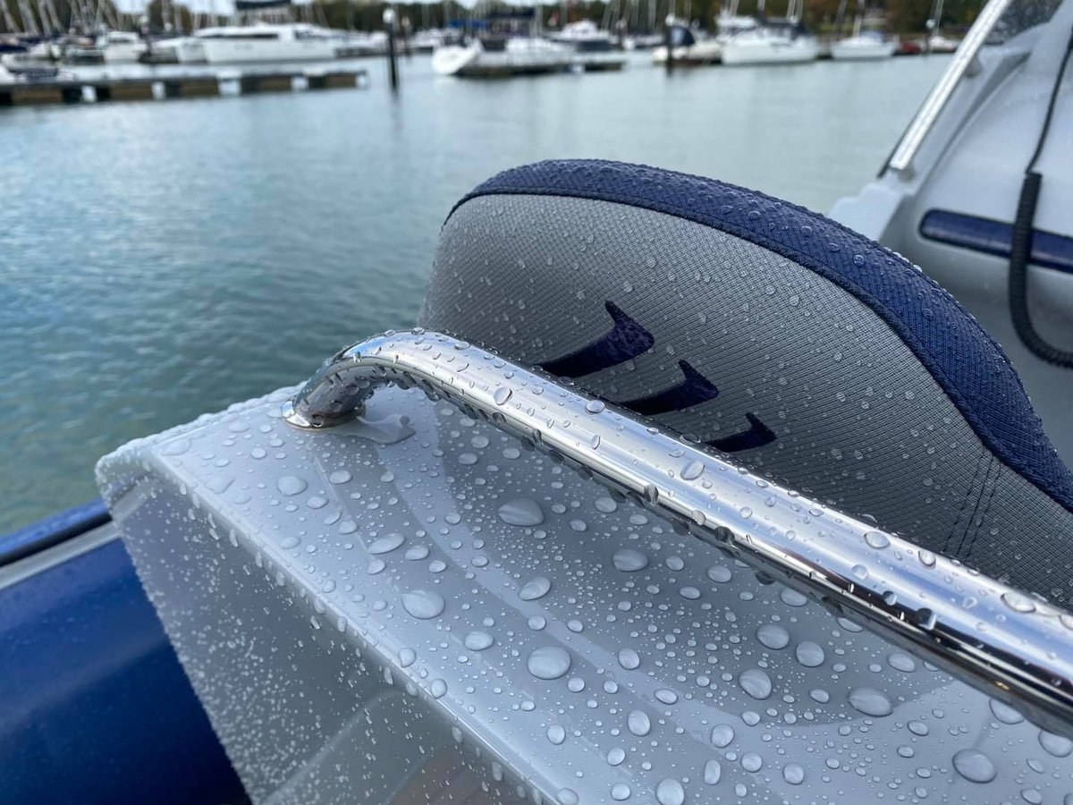 paboatsales's tweet image. We’re proud to be the Hamble Partner to #CeramicPro who are setting the standard for ceramic protection in the marine industry. Here’s a pic of a treated Cobra 8.2 RIB after a heavy shower. Get in touch for more info or to view the product in action.#boatdetailing #boatprotection