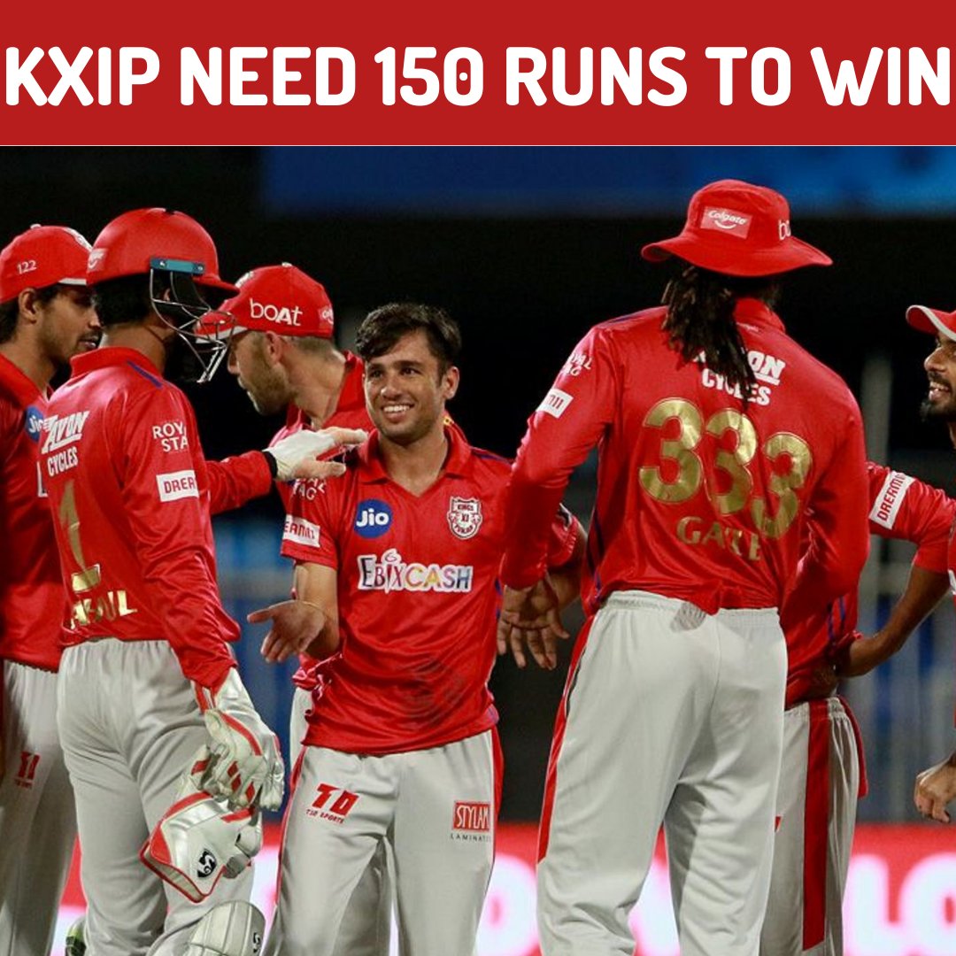 #KKRvsKXIP: @lionsdenkxip require 150 runs to win...
.
Watch Live:- https://t.co/6gxRbQpbPz
.
#IPL2020 #Livescore #LiveStreaming #iplseason13 #KKRvKXIP #KXIPvsKKR #KXIPvKKR #KXIP #KKRHaiTaiyaar #SaddaPunjab #KKR https://t.co/ox7AipE1xD