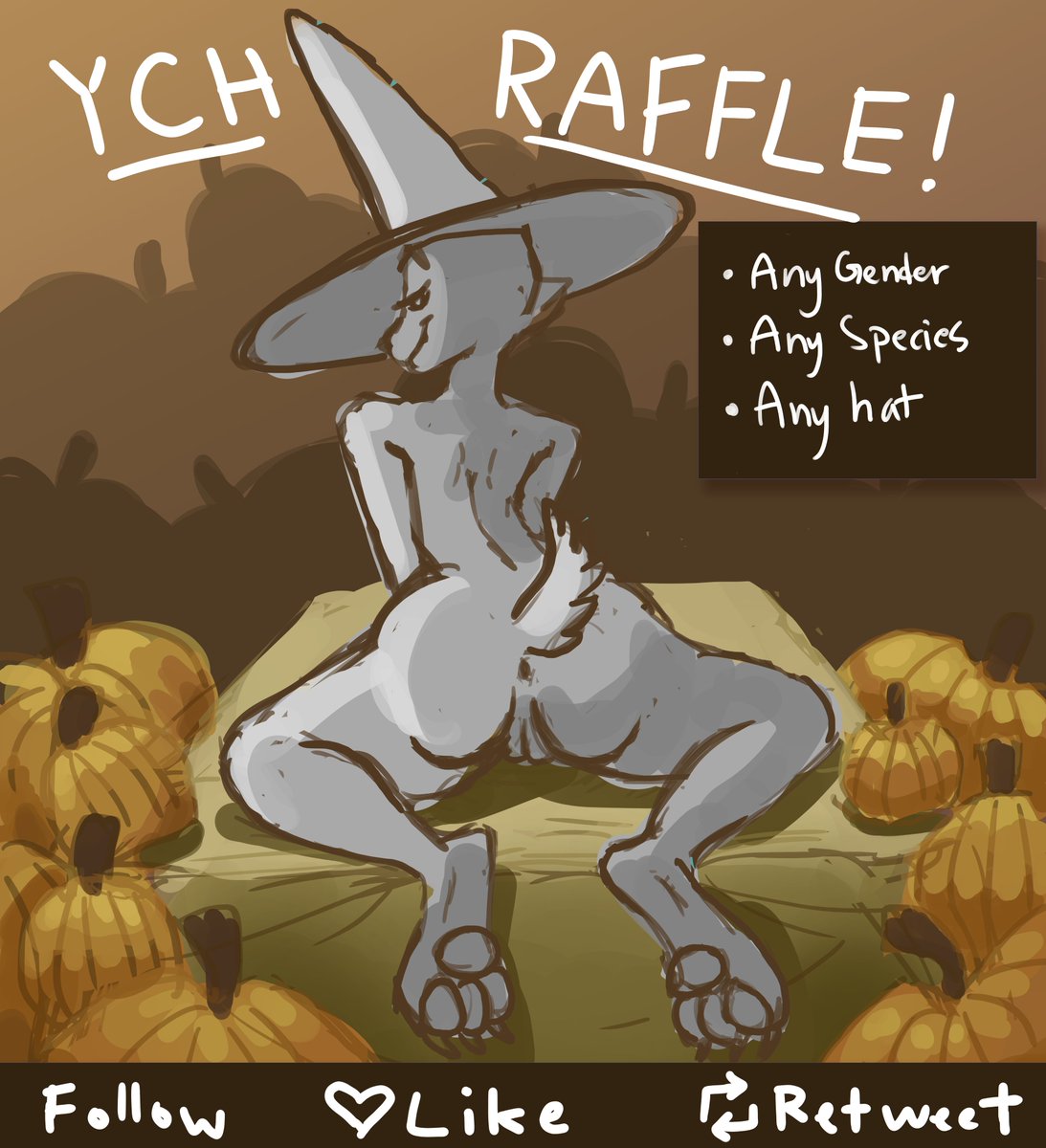 Shroommu_too's tweet photo. I'm about to hit 50 followers, so why not do a raffle to celebrate?

To Enter:
✅Follow!
✅Like this tweet!
✅Retweet!

Winner will be selected tomorrow, 10/27/2020, at 8AM MST. Good luck, and thank you! https://t.co/mtlC9dChj3
