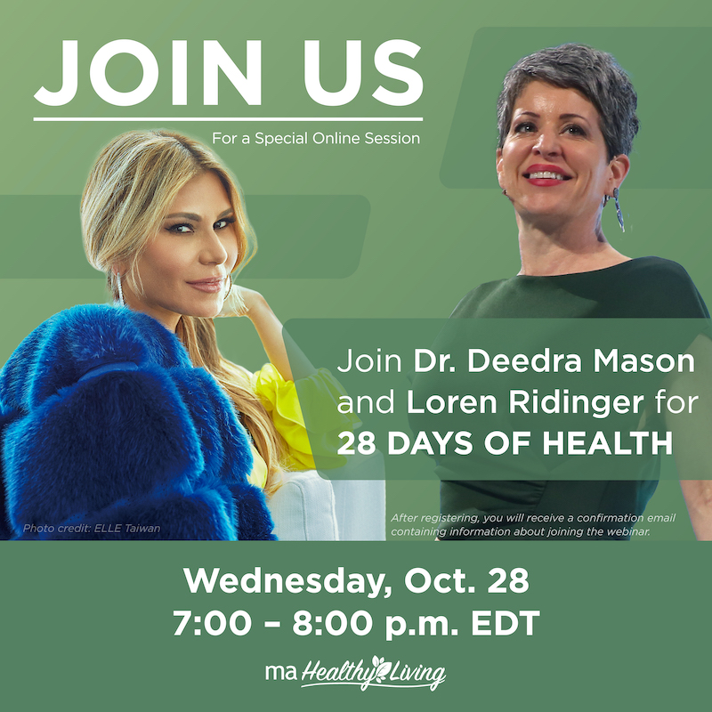 #28DAYSOFHEALTH kicks off this Wednesday on our MA Healthy Living accounts. 🌿💖

Register: ow.ly/a7qF50C2ROx.