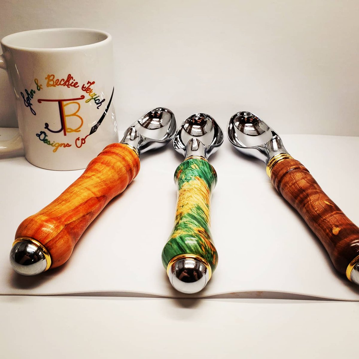 john_terzich's tweet photo. Finished up a few ice cream scoops today https://t.co/kLjxGJQJ9d