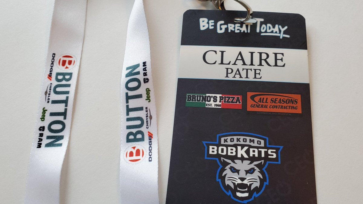 Check the new gear. Lanyard and badge business is complete. Level up!
