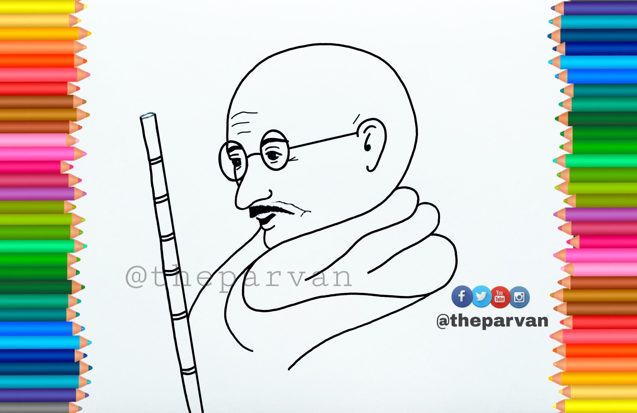 Omg Chill - Gandhi Greeting Cards | LookHUMAN