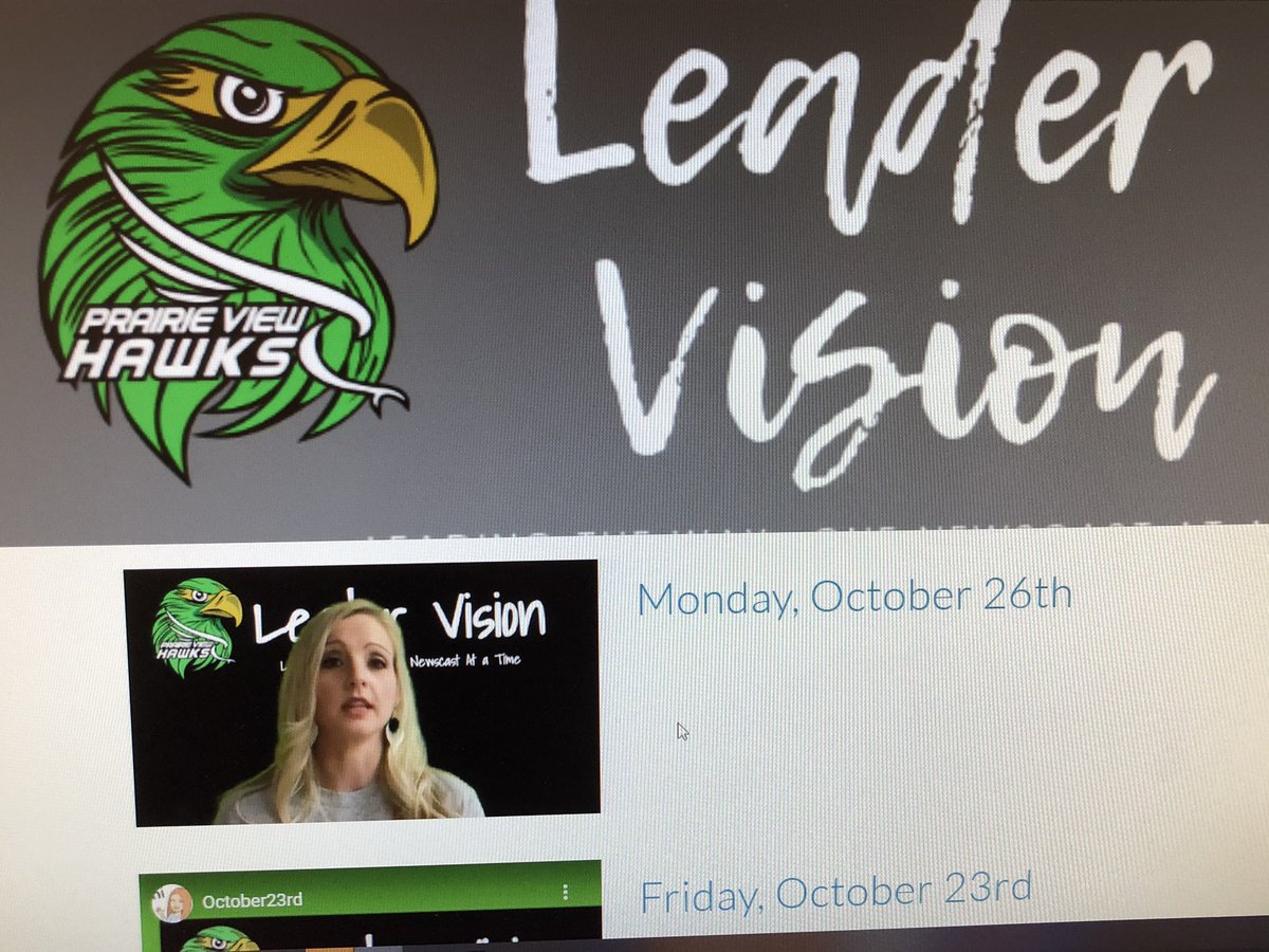 Thankful for our counselor <a href="/SaraMoltenbrey/">Sara Moltenbrey</a> taking us on a one minute vacation this Mindful Monday as we kick off Red Ribbon Week. Think Win-Win and team up against drugs and bullies! Leadervision student led announcements 😎