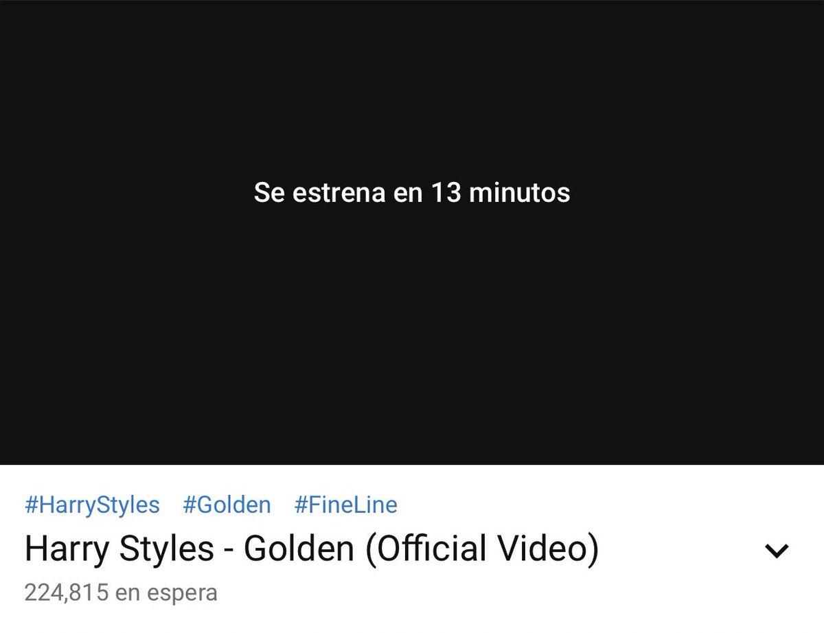 13 minutoooos #GoldenIsComing