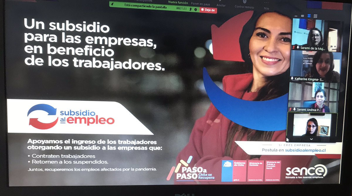 MintrabAysen's tweet photo. 📌Para conversar sobre #SubsidioAlEmpleo #CrianzaProtegida #PasoAPasoLaboral con medidas ante #Covid_19 y FormularioÚnicoFiscalización, se reunieron la Seremi @AndreaPonceOliv y DReg @SenceAysen con micro y peq empresarias, con coordinación de Seremi @MagaliPardoJ @MMEG_Aysen 💪🏼 https://t.co/h5HfcZr3hg