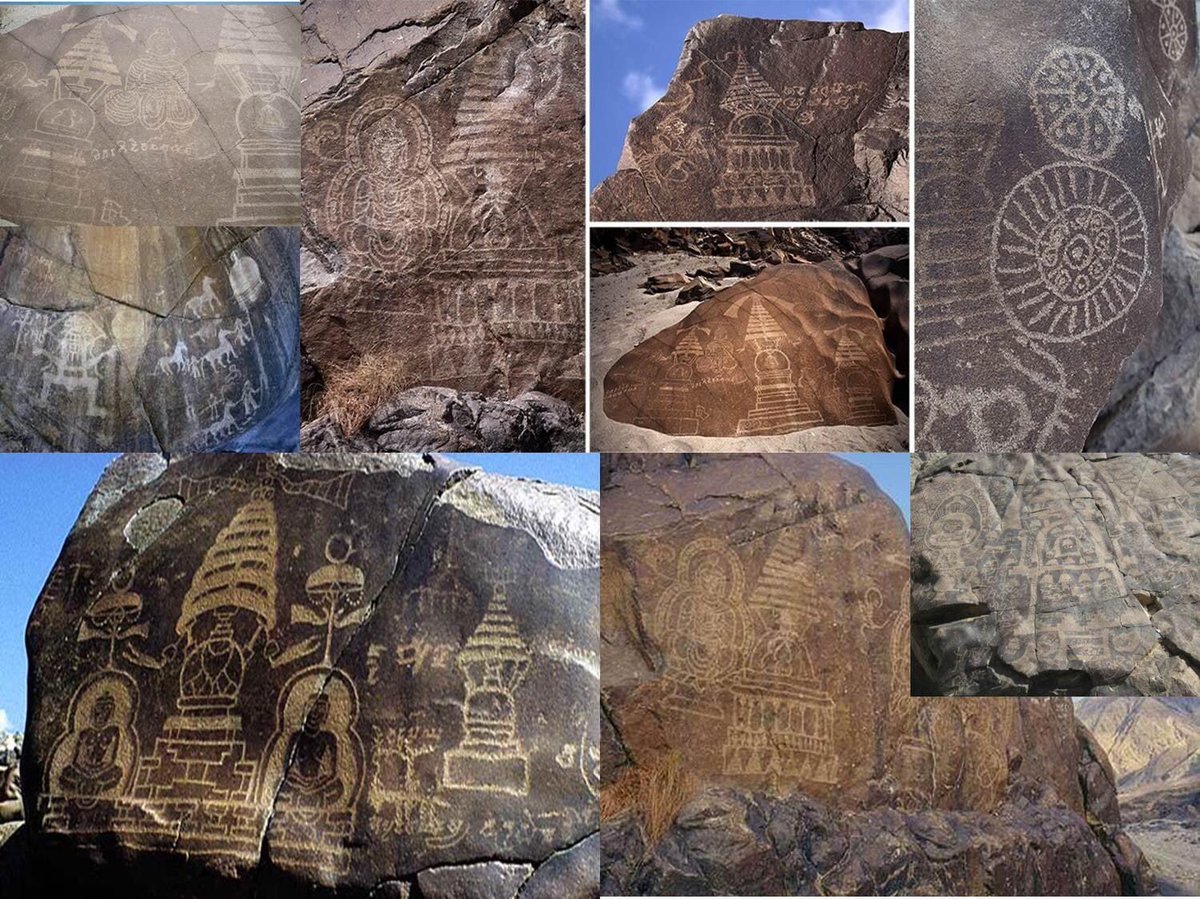 EhsanMKhan's tweet photo. "Over 50,000 rock art (petroglyphs) traces have been found in Gilgit-Baltistan. These can be termed as books written by the people of ancient era for the coming generations to carry out scientific study of their culture."
-- EMK 🇵🇰 https://t.co/GV3VYNyMH8