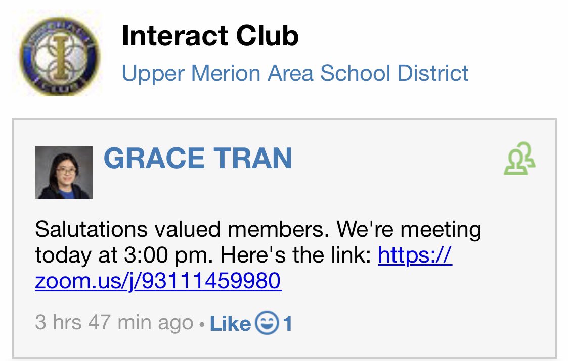 We hope to see everyone there at 3 today!! Zoom link: zoom.us/j/93111459980