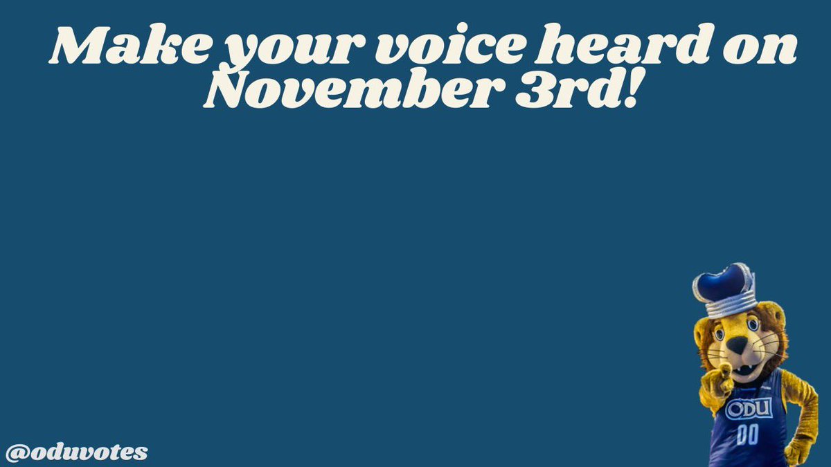 oduvotes's tweet image. Monarchs, encourage your peers to vote by downloading these Zoom backgrounds! #oduvotes