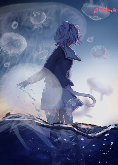 ただ藍に呑まれてく 