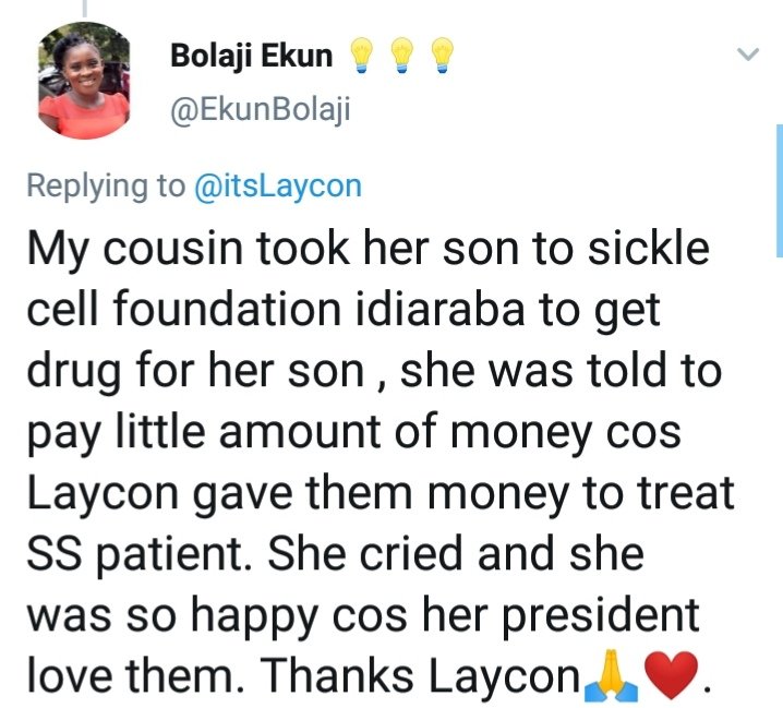 WarriorstoryI's tweet photo. Thank you @itsLaycon for supporting the #SickleCell community. https://t.co/D9S37OnOJl