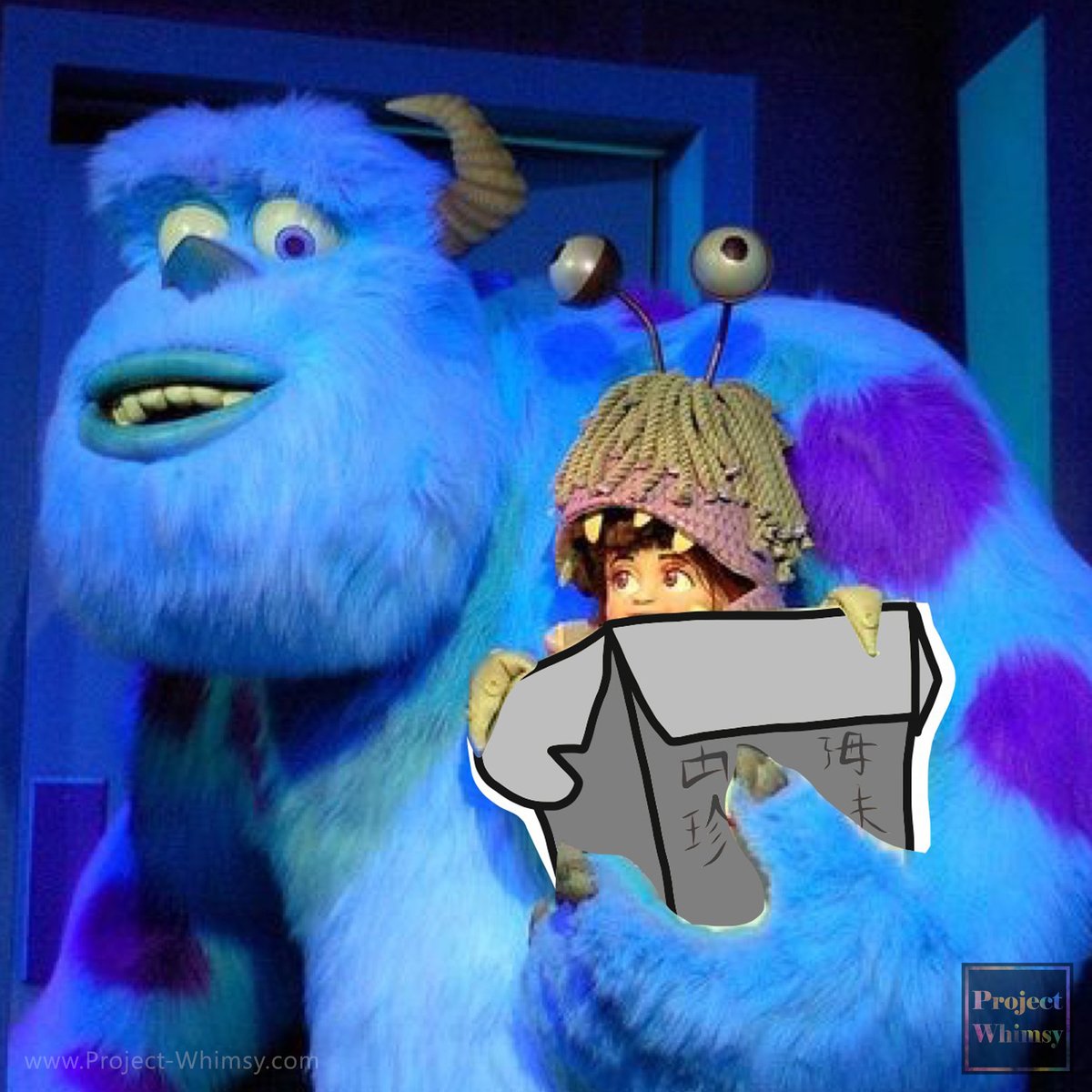Project_Whimsy's tweet photo. @inktober Day 26: Hide - "Put that think back where it came from... So help me! #MonstersInc #Pixar https://t.co/OFkH6nTOoX