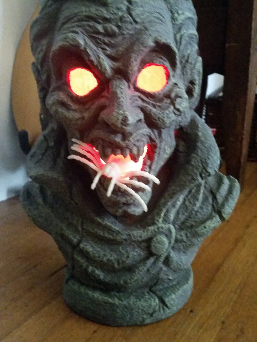 mentalgirlbooks's tweet photo. Who has Halloween decorations up? I wanna see! Please share if you like. I'll start.
#halloweenisfun
#halloweendecor https://t.co/D8IFGtuouP