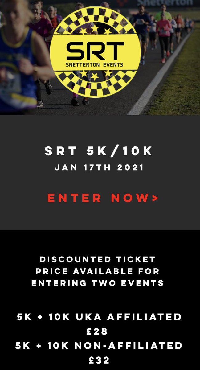 Run 5K, 10K or both at our Snetterton Race Track event coming up in January. Discount available for running both races. Book your place today at: inspireraces.co.uk/srt 🏃‍♂️🏎🏃‍♀️