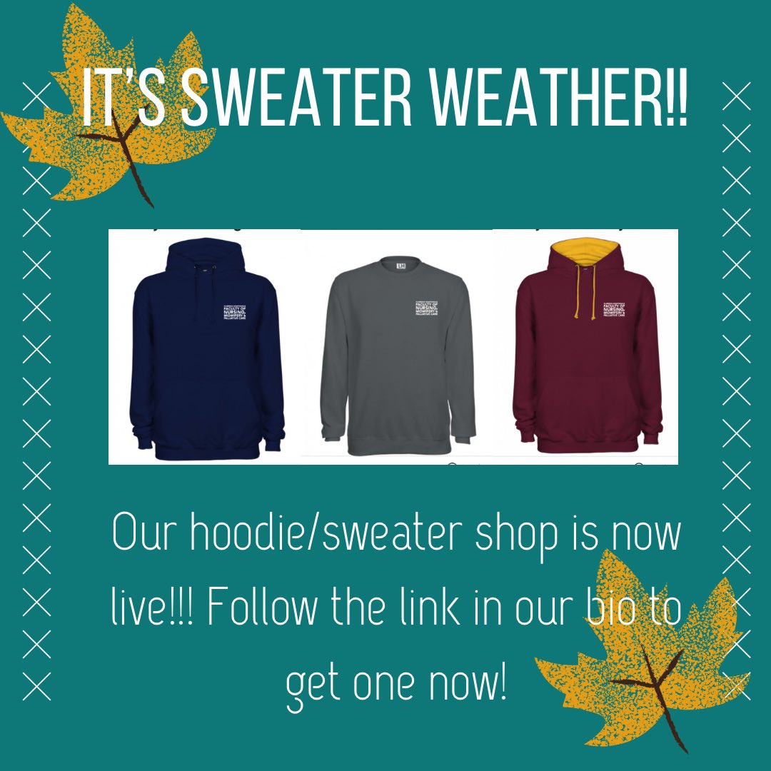 🚨Hoodie shop now open!🚨
We have a range of colours, sizes and styles sure to suit everyone!
Check out our website! 
Closing the 8th November so grab one now!!

leavershoodies.com/shop/kclnursin…

#kclnms #kclnmshoodies #kclnmssweatshirt #nursinghoodies
