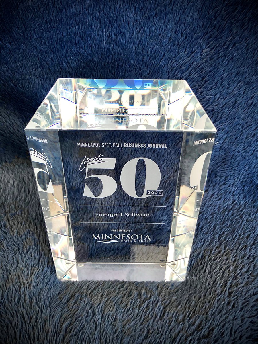 emergentsw's tweet photo. We made the top 20 of the 2020 #MSPBJFast50! This achievement is so exciting for a team like ours and we could not be prouder to share the news with you.  https://t.co/Tc3eoHBSsq https://t.co/qvMQlxEVOG