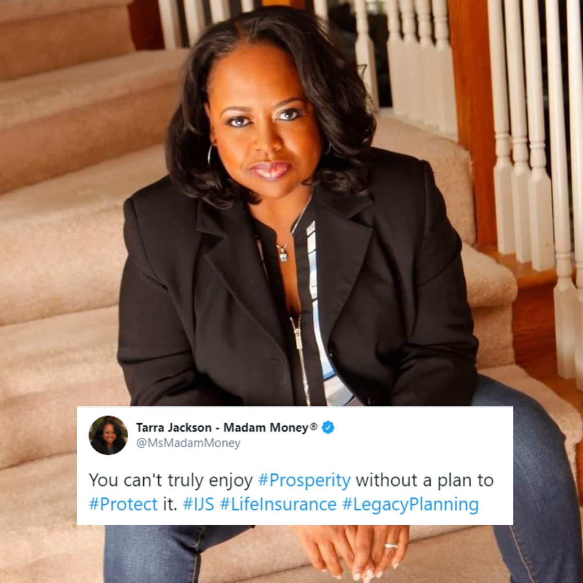 MsMadamMoney's tweet photo. #RealityCheck We can't truly enjoy #Prosperity until we establish a plan to #PROTECT it. We do this with #LifeInsurance! But if you have concerns, #CHECKOUT this article where I address the Top Concerns about Life Insurance -> https://t.co/kB73nPTmJI

#WeGrown #Ad @getEthosLife https://t.co/NoGfvYRA7v