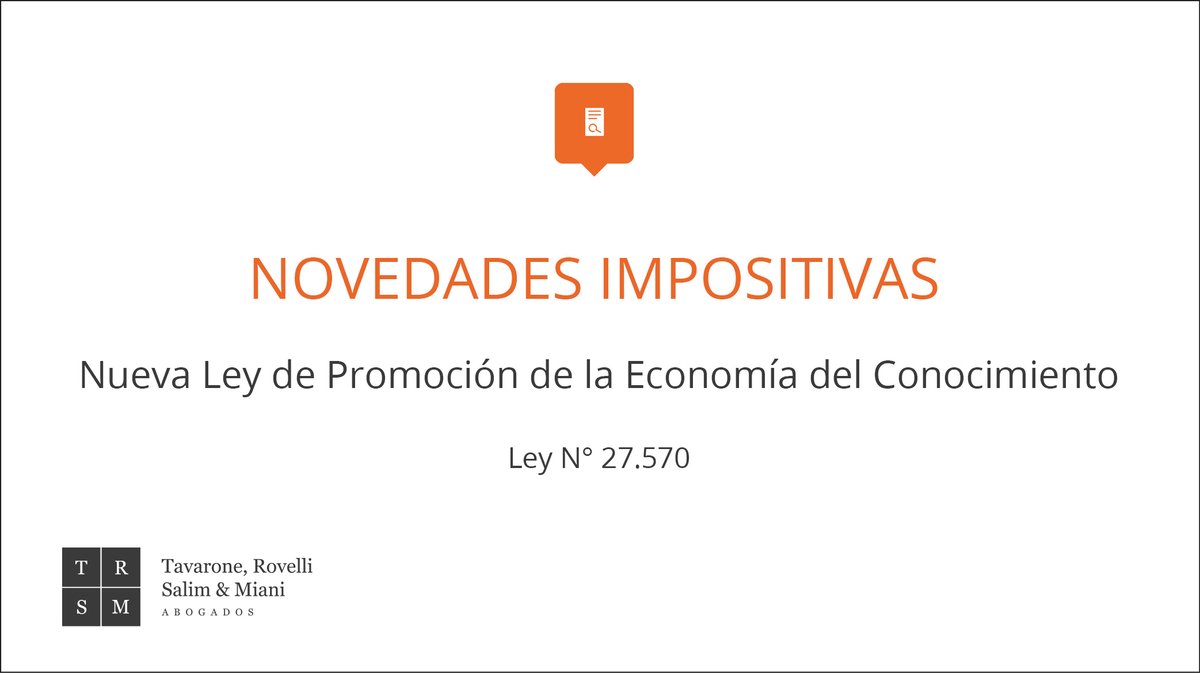 trsymabogados's tweet photo. ⚠️Alerta Legal • Para más información o consultas sobre este tema, contactarse con el Departamento de Impuestos y Aduana a tax@trsym.com, a cargo de @gmiani
🔗https://t.co/T8iXvNMttC
#TRSyM #AFIP #Ganancias #EconomíaDelConocimiento https://t.co/RzXbAhSzYa