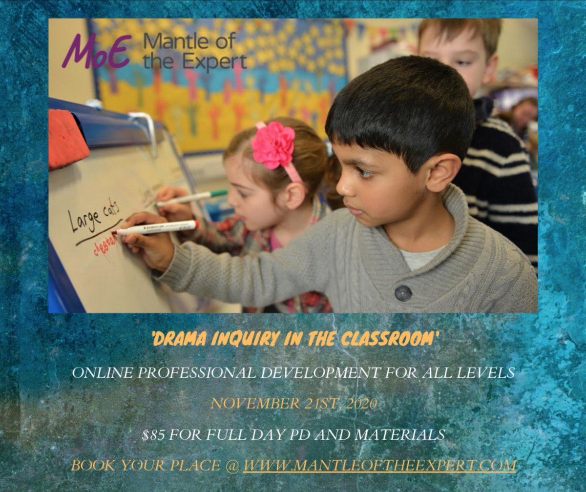 If you like this idea and would like to find out more about the Conventions and how they work in the classroom, please join us on 21st Nov.  https://www.mantleoftheexpert.com/training/...