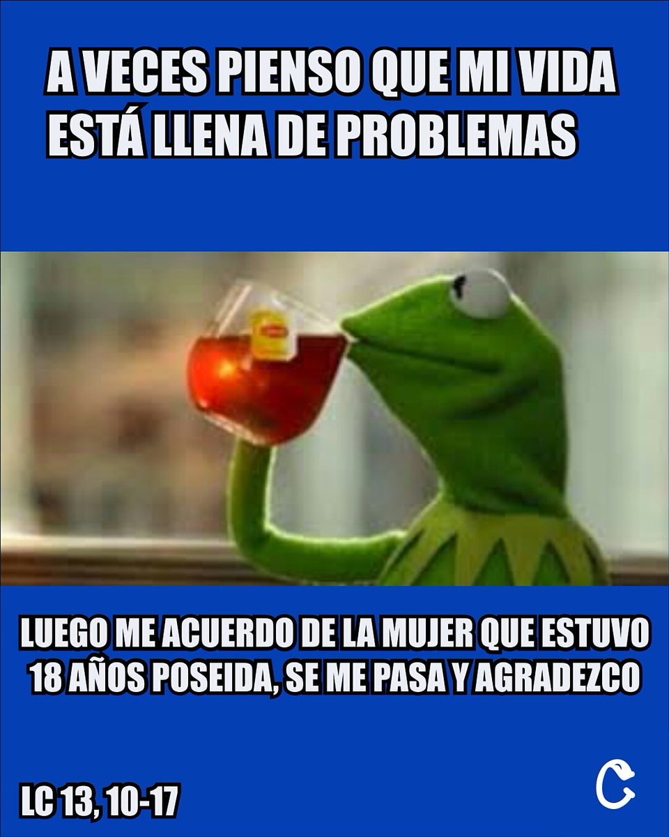 catolicomicos's tweet photo. Sacate la mochila de tus problemas y entregaselas a Cristo para que te sane como la mujer poseida del Evangelio de hoy! #memescatolicos #catolicomicos #catolico #catolicos #humor #humorcatolico #humorparatodos #reflexión #evangelizar #evangeliodiario #Dios #Diospadre #cristo https://t.co/Uouzr9Y91K