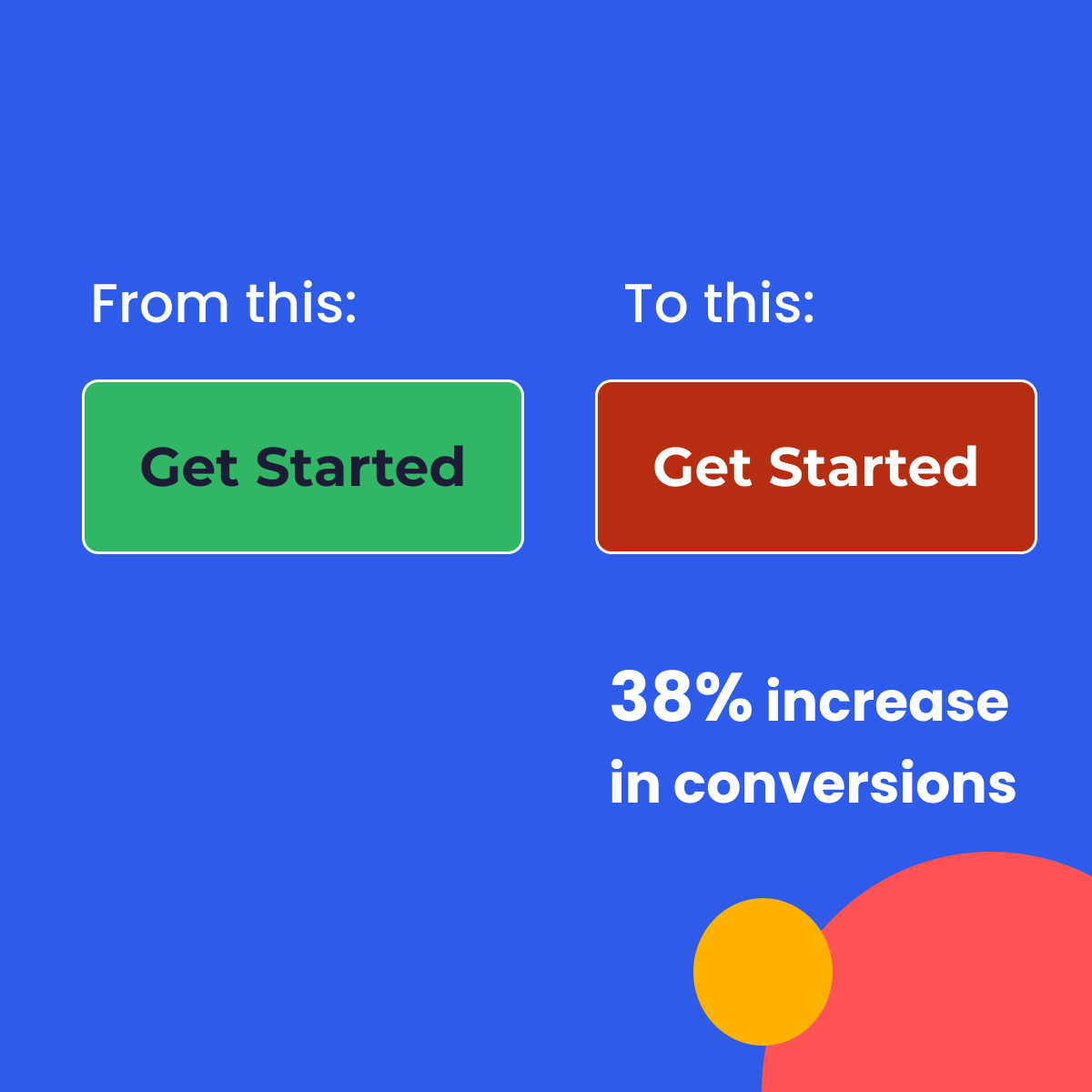 AutoOptimize's tweet image. Does a 38% increase in conversions sound like something you want? Adjusting the colours of a CTA button can do just that. 

#ConversionRateOptimization #conversionrate #Websites #conversionstrategy #websitedesign #websitedevelopment #marketer #copywriter #ABTesting
