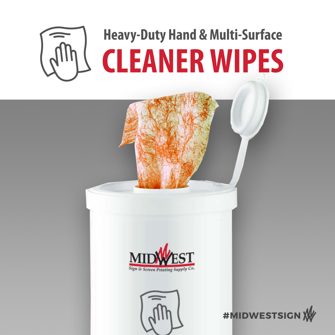 These wipes are the holy grail of any shop! 🙌 They remove adhesives, caulk, dirt, grease, grime, inks, lubricants, oils, paints, soil, and much more!
.
Get yours today➡ https://t.co/omdFrOBFM1
.
.
#ScreenPrinting #ScreenPrint #SqueegeeClub #ScreenPrep #HandWipes #MidwestSign https://t.co/GRE8CQljR6