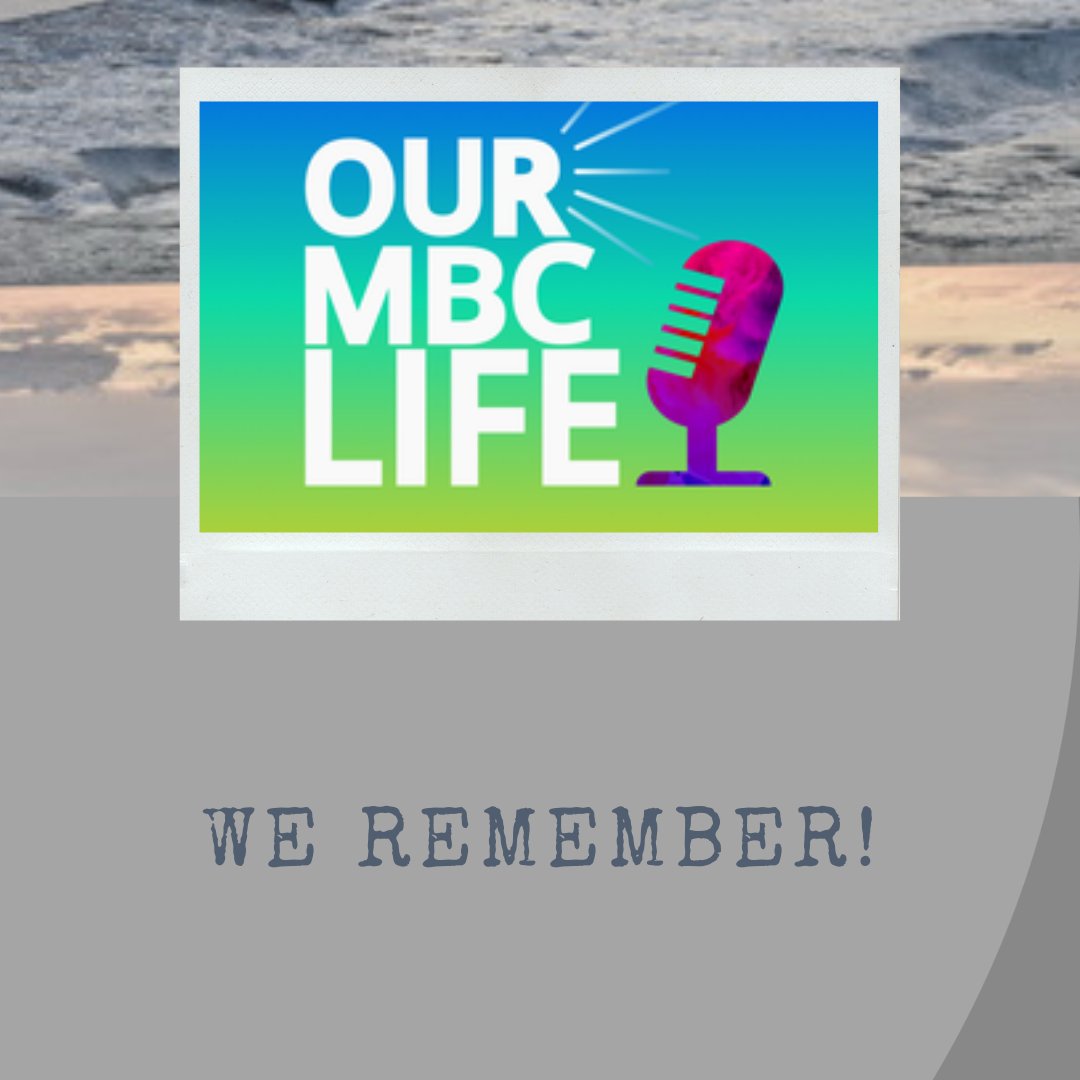 ourmbclife's tweet photo. "We Remember" is now available wherever you get your podcasts and on our website. @swaggsheila1 makes a special dedication to start the episode. @SHAREing @mbcalliance @MBCC_MHBT @LobularBCA @SU2C #findyourmbcvoice 
https://t.co/41XzWlxc2D https://t.co/9Kfh7vjrLD