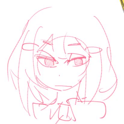 @morinoyouseii @walesir 私はいいと思う
昔の汚い落書きで恐縮ですが自分は真顔のイメージが
テレビ版では普通に笑っていたりしたのがお得感ありましたね 