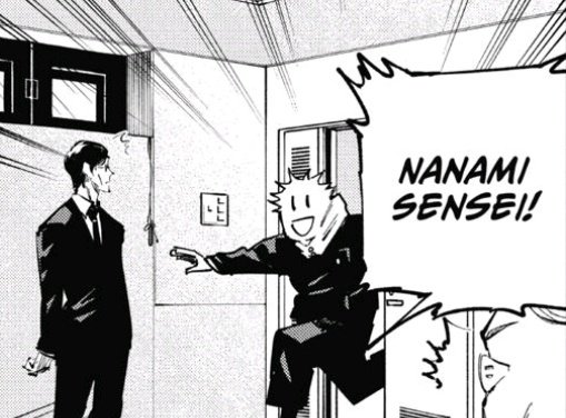 feel the need to say that i love when yuuji gets drawn like this 