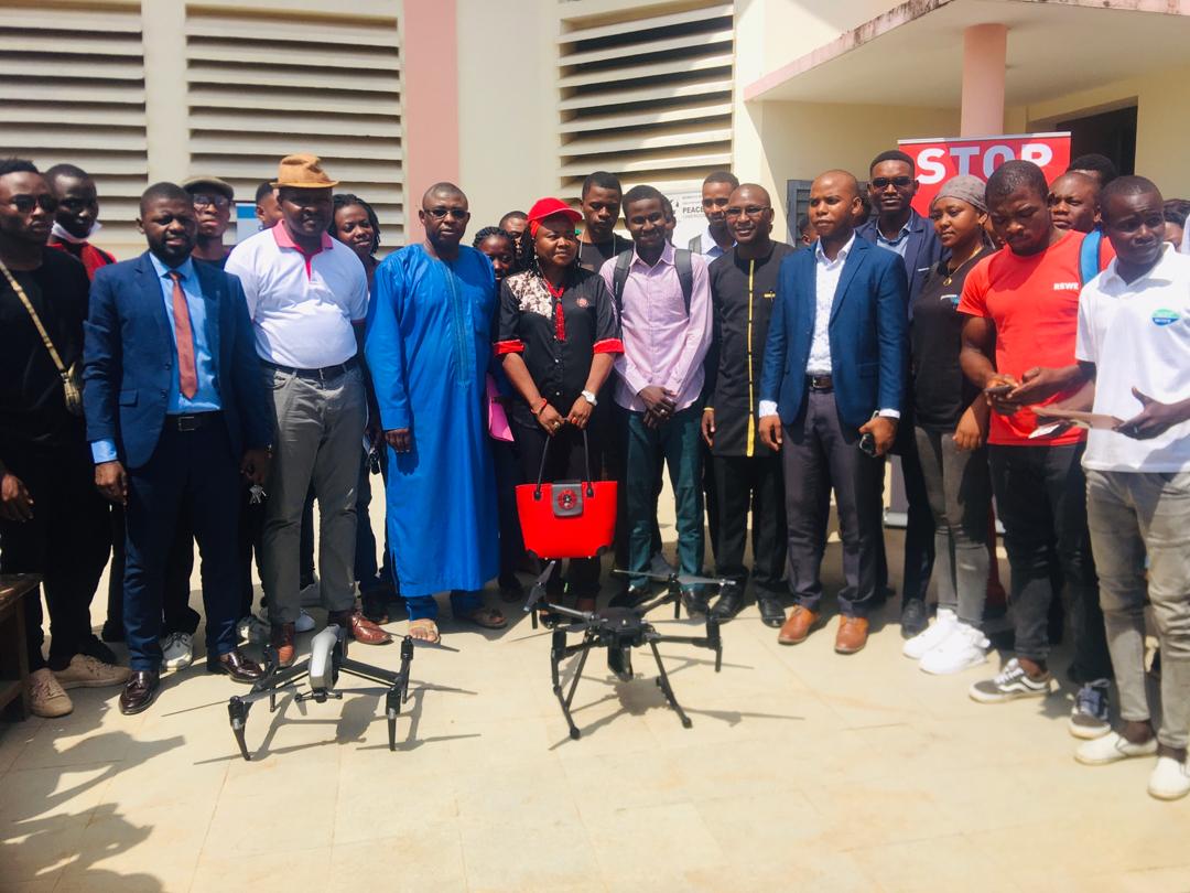 Quadrant2E's tweet photo. #YOURBESTDRONEPARTNER
"DRONE CONFERENCE''_Fulfilled mission!!!
For their priceless support, heartfelt thanks to Pr.#MarieJosephNIDANTAMAK, Pr.#AnatoleGuyAZEBAZE, Pr.#LéopoldGustaveLEHMAN, Dr.#JustinMOSKOLAÏ, M.#LouisEKANI, Mme.#SylvieNDONGMO, and all the attendees!
@Jacqueseone62 https://t.co/2aIUOPXzn9
