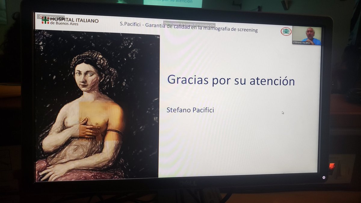 drakarinapesce's tweet photo. Gracias Stefano Pacifici @breast_imaging por tu brillante presentación desde #Roma sobre Control de Calidad en un programa de Screening Mamografico en el ciclo de Capacitación continua de la Seccion Diagnóstico e Intervencionismo Mamario de @DiagnosticoHI #mamografia #calidad https://t.co/1I5LBsdXsi
