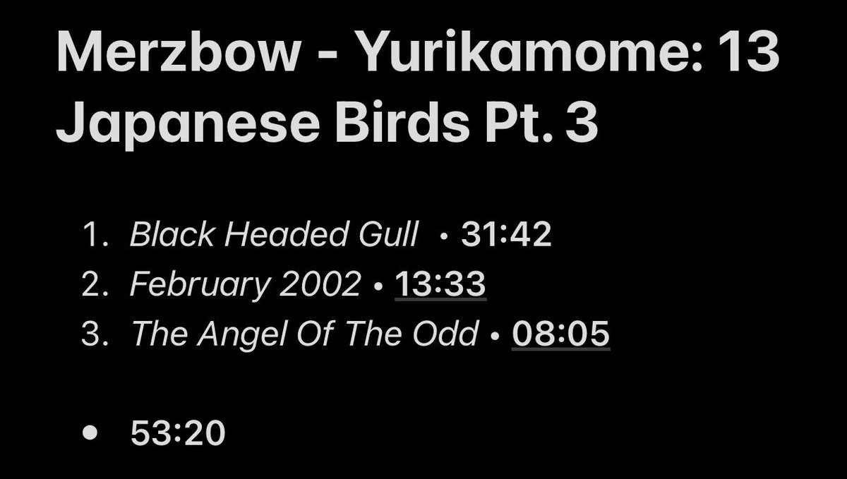 64/108: Yurikamome: 13 Japanese Birds Pt. 3Cooooooooooool. Drums are fire 