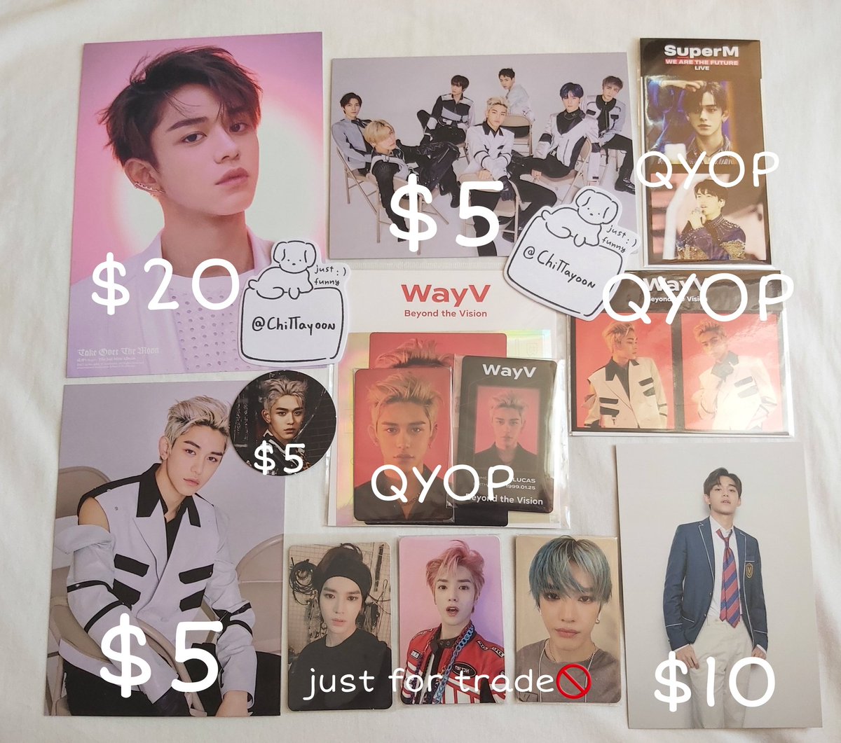 chittayoon's tweet photo. WTB/WTT NCT WAYV 
USA✅
Have: Lucas and Taeyong merch/photocards (1st, 2nd and 3rd pic)
Want: Jaehyun kihno 2nd player

Please dm🥺 I can pay $40 for it

🏷 Johnny Doyoung Haechan Mark Jungwoo Yuta Taeil Xiaojun Hendery Kun Yangyang Winwin Ten Sungchan Shotaro NCT2020 NCT127 https://t.co/taouOh9QAl