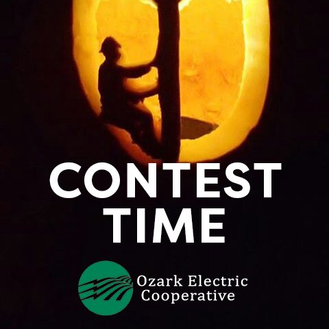 ElectricOzark's tweet photo. Put your pumpkin carving skills to the test! Co-op, electricity, or lineman themed! Carvings must be submitted by 12pm CST Friday 10/30/20. Entries can be made via email: memberservices@ozarkelectric.com or Facebook message us! Winner receives a $50 Flat Creek gift card. https://t.co/Owk4tzQz2F