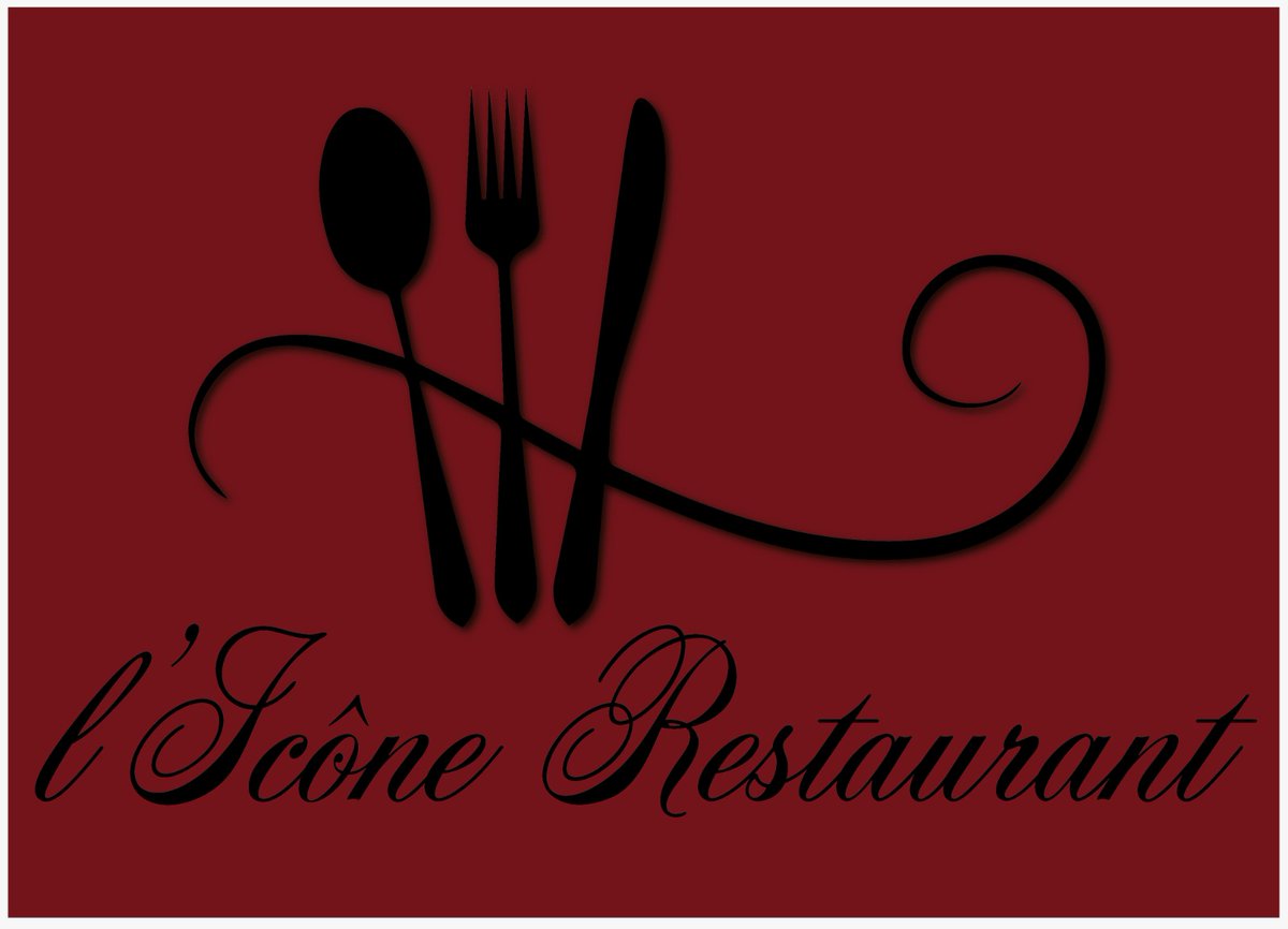 Type de projet : Logo 
Client: l'#icôneRestaurant 
Description : Création du logo.