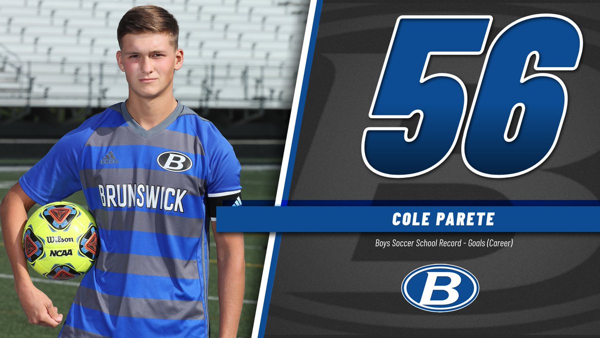 BHSGoBigBlue's tweet photo. Congratulations @Soccer_BHS Sr. Cole Parete who now holds the school record with 56 career goals #GoBigBlue https://t.co/qC4xgAFDLc
