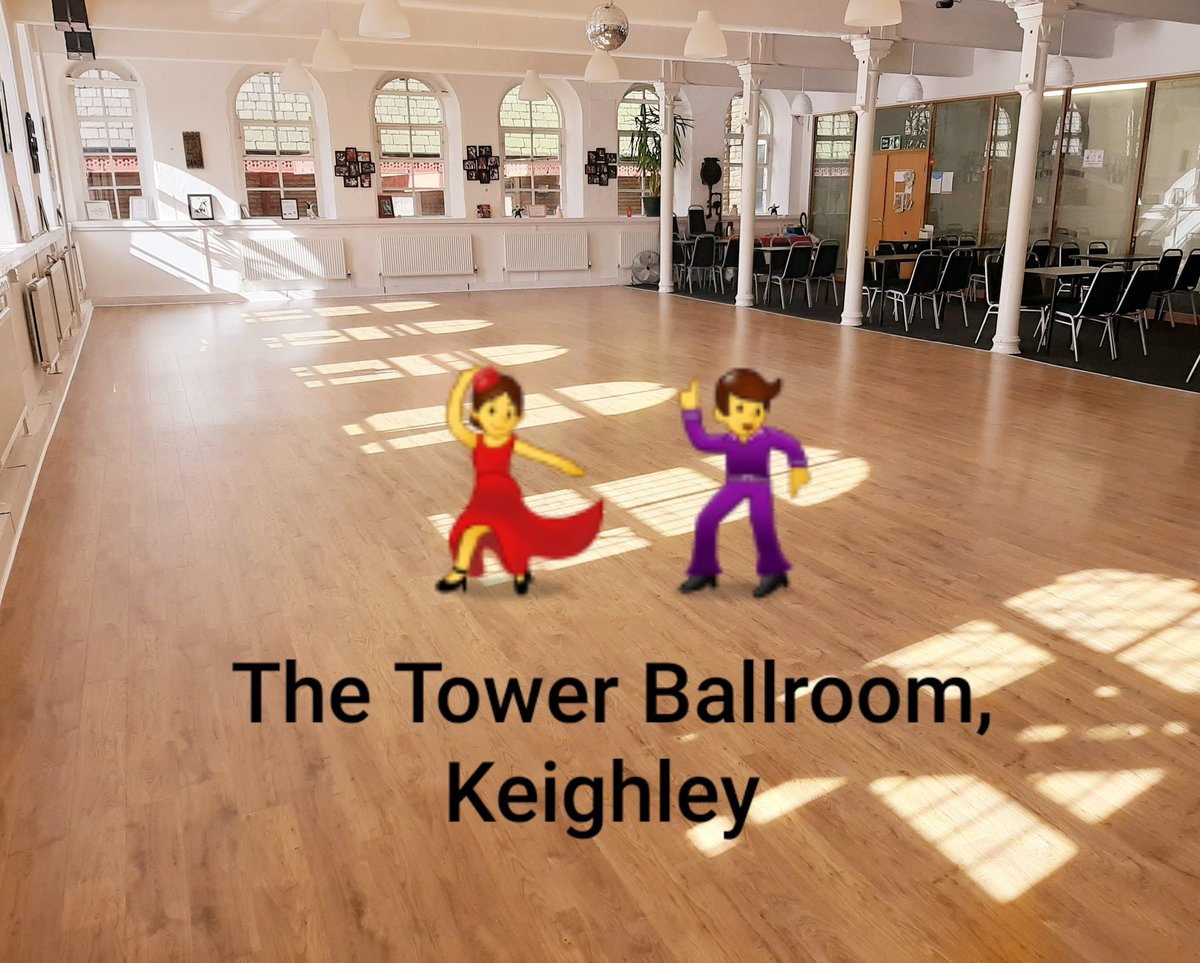 AWschoolofdance's tweet photo. Open for dancing throughout all half term.
#latininline #seeyouundertheglitterball #keighleybiglocal #thetowerballroomkeighley #keighley #dance #ballroom https://t.co/Lmn1qRtL4z
