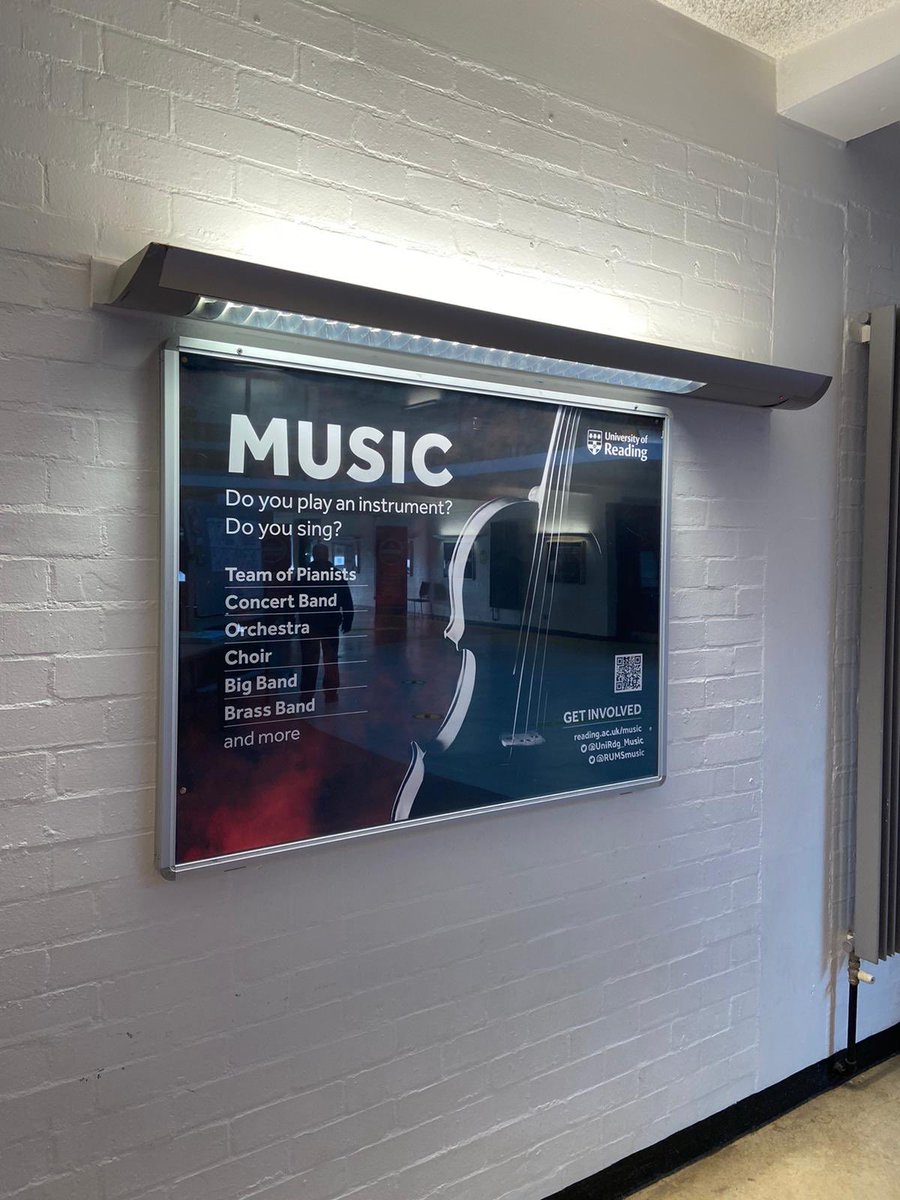 👋 Our new poster is up in the Palmer Building