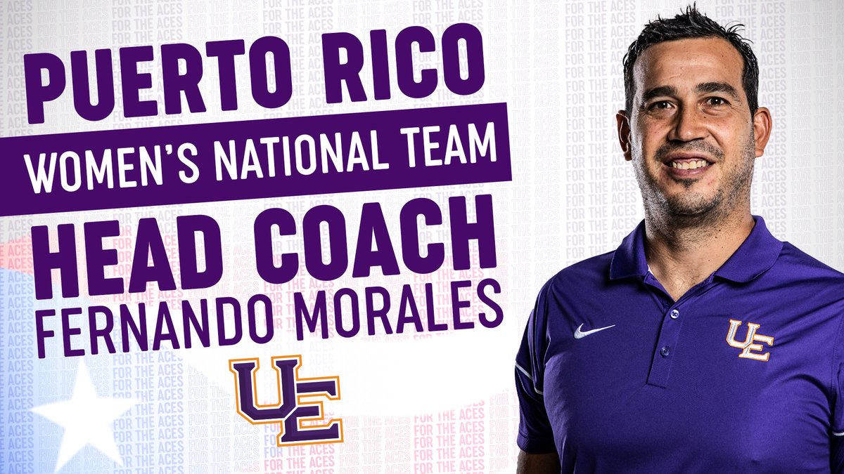 UEAthletics_VB's tweet image. Fernando Morales named head coach of Puerto Rico National Team.

🔗 bit.ly/37VRj4D
🏐 #ForTheAces
