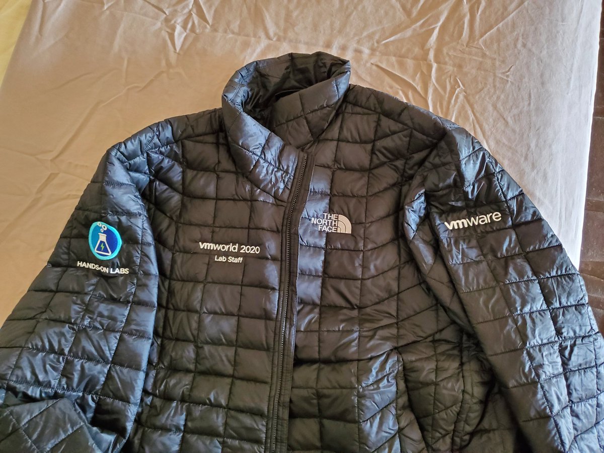 DaveC00k's tweet photo. It's 58 degrees outside, I'm on PTO and I just received my new quilted HOL Staff jacket.  Doesn't get much better. :) https://t.co/LJ3lSq95oE