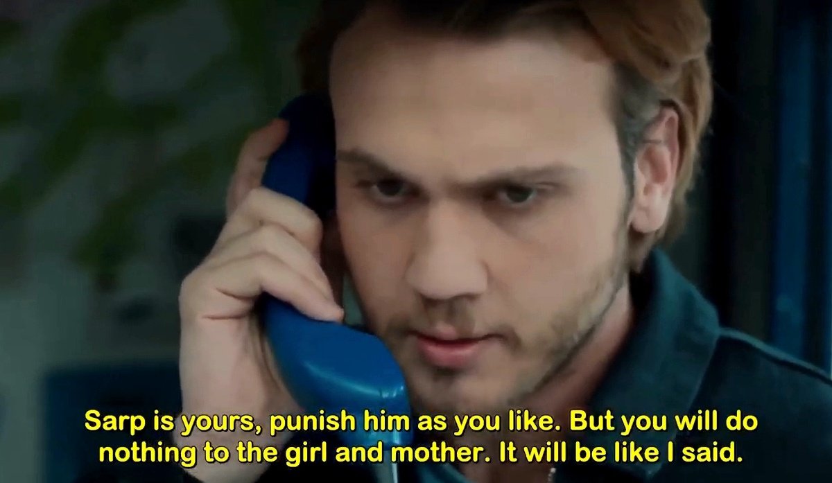 Gutsss. My boy actually said that to his Celal baba. Uff I can't wait until his conscience completely takes over his actions and knocks down the entire Celal kingdom
