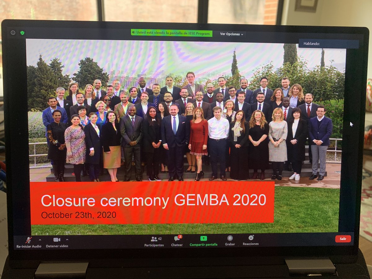 garavito_jc's tweet photo. Después de casi dos años de grandes aprendizajes, he llegado al final de una de las mejores experiencias que he tenido en mi vida #GEMBAIESE2020
Gracias @iesebschool y a todos mis compañeros por acompañarme en esta gran aventura.
#AwayToLearn #AMarktoMake #AwordToChange https://t.co/TvQ8CICJF3