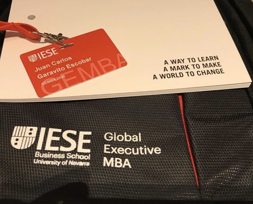 garavito_jc's tweet photo. Después de casi dos años de grandes aprendizajes, he llegado al final de una de las mejores experiencias que he tenido en mi vida #GEMBAIESE2020
Gracias @iesebschool y a todos mis compañeros por acompañarme en esta gran aventura.
#AwayToLearn #AMarktoMake #AwordToChange https://t.co/TvQ8CICJF3