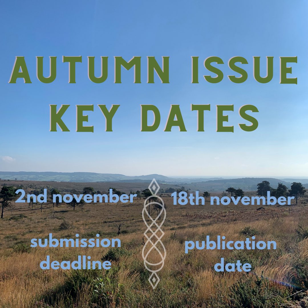 earthriseonline's tweet photo. The autumn issue is coming...

🍂🍄🍁

Check out some key info and dates below. https://t.co/sk8rBMamKJ