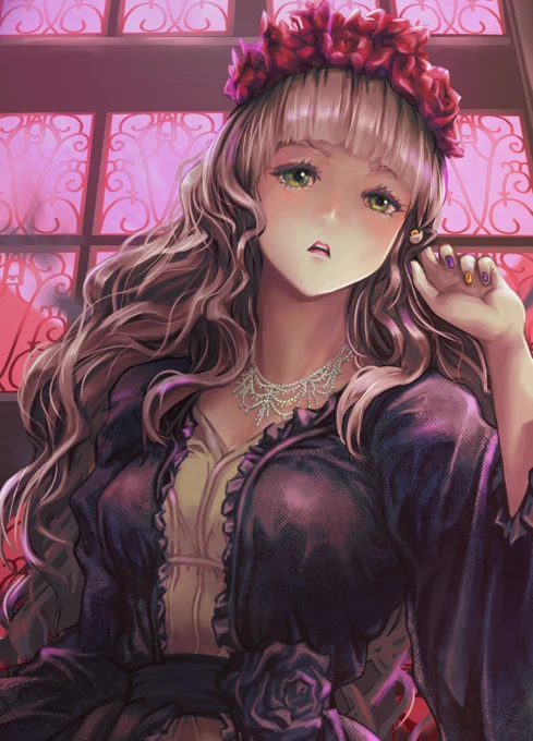 「Happy?Halloween」
魔女ではない方向性を攻めてみました。
お顔が普段と違う感じに仕上がったのでアップも見てみてください!
 
#ハロウィンイラスト
#Halloween
IIlIlIlIIll 