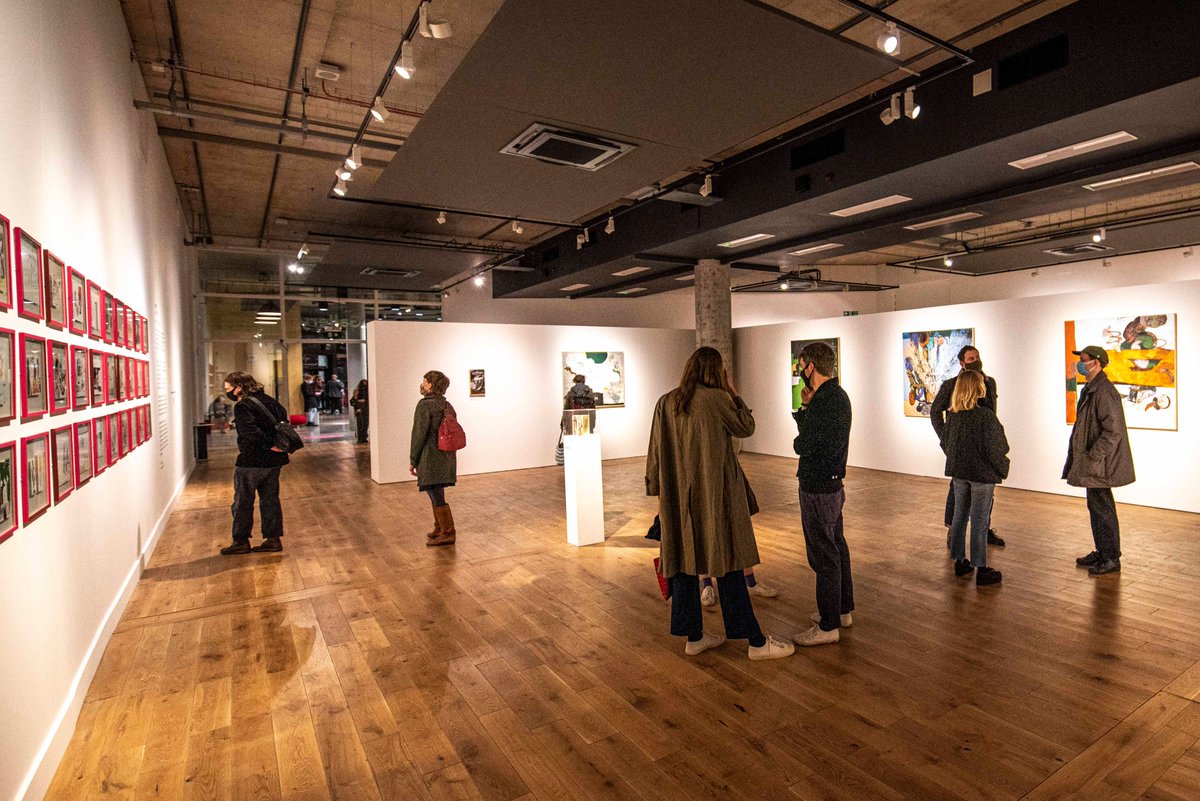 HOME_mcr's tweet photo. We're so happy to see you all enjoying the gallery again! Thanks to all who made it down to the preview of #ArtComesHOME last Friday. There's plenty of space to safely explore and enjoy our three new solo exhibitions. Remember to book in advance: https://t.co/ivDZUgS2Vu https://t.co/IkAcWFCXtu