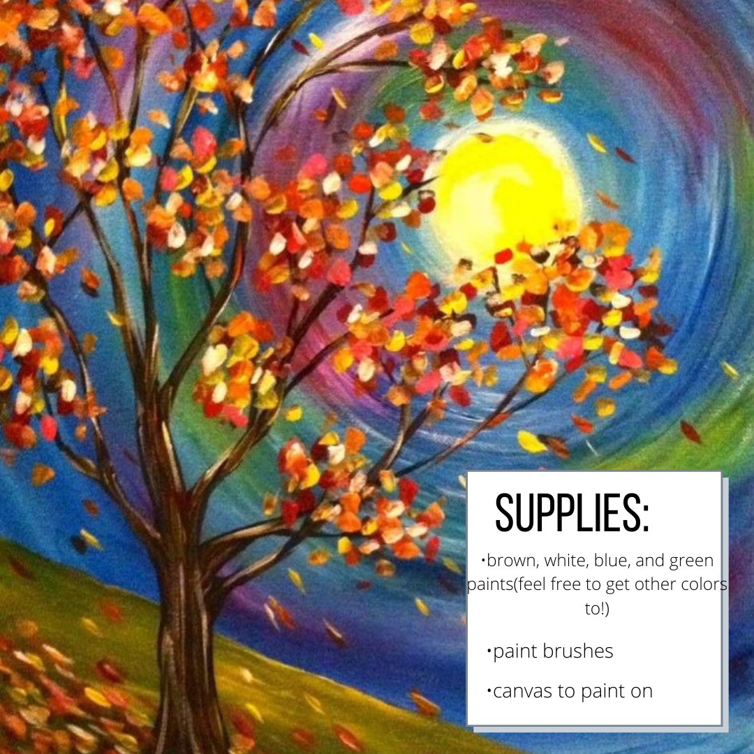 We are having a virtual paint night for the kids! It is only $2, so make sure you click the link below to sign up! The second picture is the painting being taught and it also has a list of supplies you will need. We can’t wait to see everyone there!!

docs.google.com/forms/d/1tdph1…